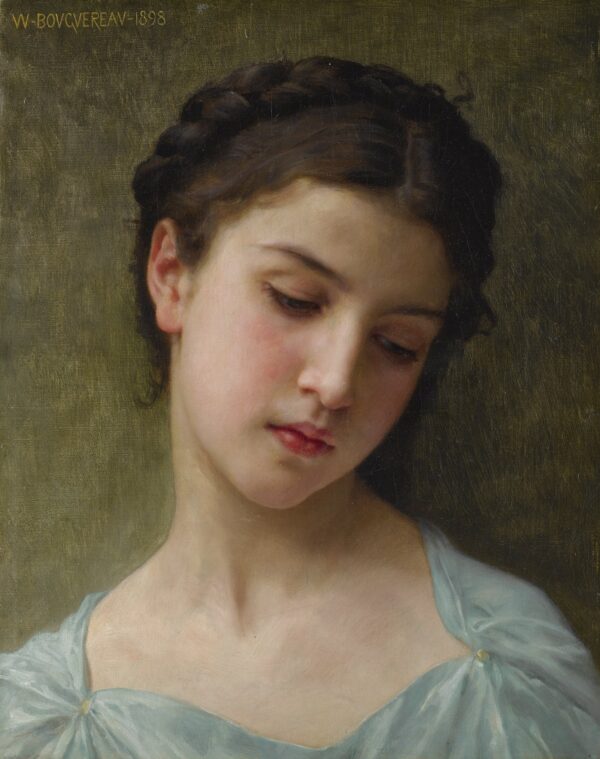 Retrato de uma jovem de William Bouguereau William Bouguereau Artemis Reproduction