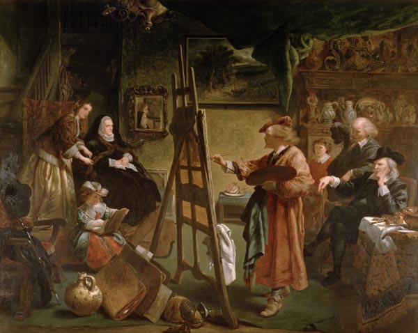 Rembrandt em seu ateliê – Rembrandt van Rijn Rembrandt van Rijn Artemis Reproduction