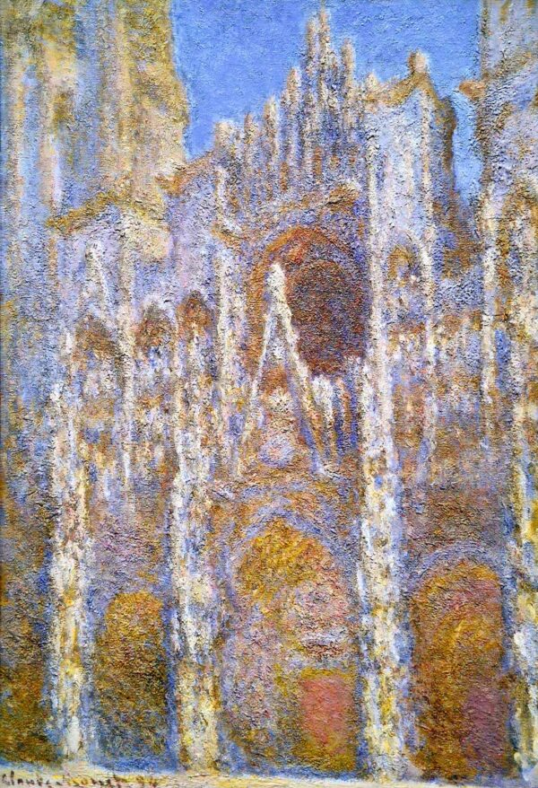 A Catedral de Rouen, efeito de sol (W1356) – Claude Monet Claude Monet Artemis Reproduction