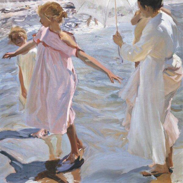 É hora de tomar um banho – Sorolla Joaquín Sorolla Artemis Reproduction