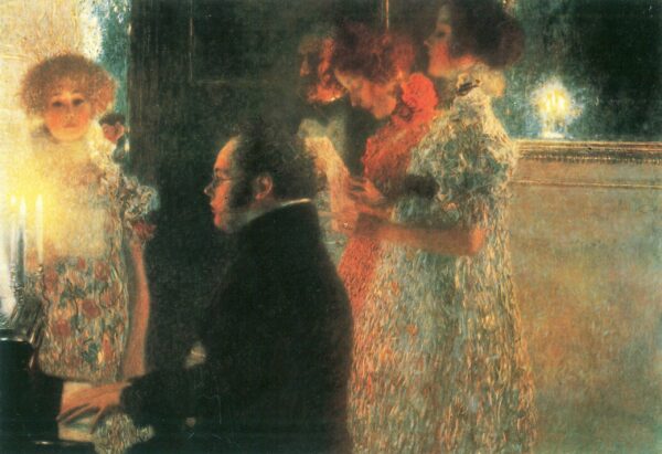 Schubert ao piano ii – Gustav Klimt Gustav Klimt Artemis Reproduction