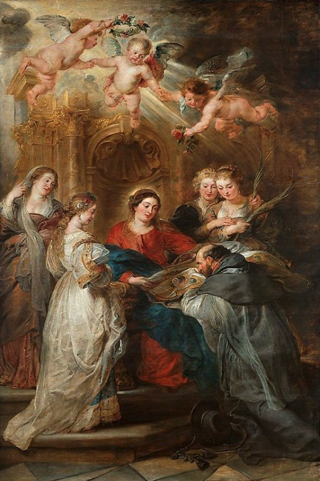 Altar de Ildefonso, imagem central: Maria aparece a São Ildefonso – Peter Paul Rubens Peter Paul Rubens Artemis Reproduction