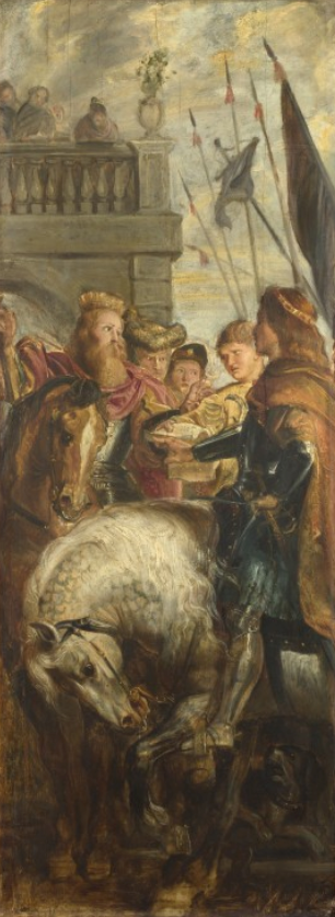 Clothar Reis e Dagoberto em litígio com um arauto do imperador Maurício – Peter Paul Rubens Peter Paul Rubens Artemis Reproduction