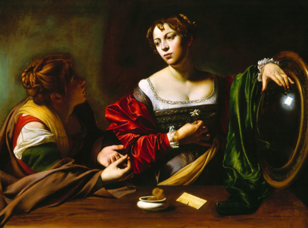 Marthe e Maria Madalena – Caravaggio Caravaggio Artemis Reproduction