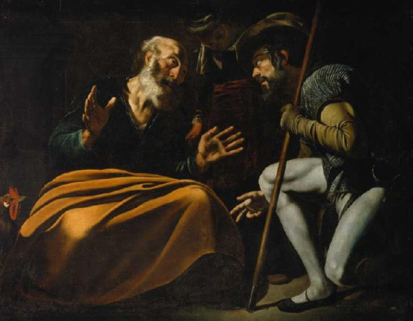 Pierre renuncia a Jesus – Caravaggio Caravaggio Artemis Reproduction