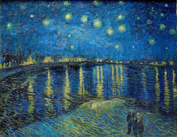 A Noite Estrelada sobre o Ródano – Van Gogh Quadros Populares Artemis Reproduction