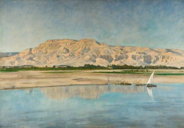 Colinas Tebanas de Luxor – John Collier John Collier Artemis Reproduction