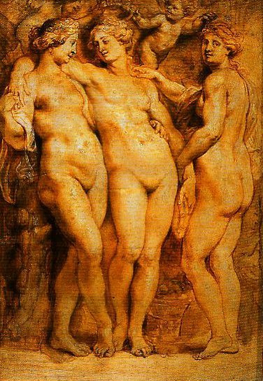 As Três Graças de Peter Paul Rubens Peter Paul Rubens Artemis Reproduction