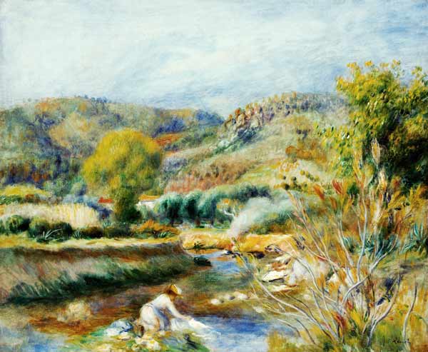 A Lavandeira – Pierre-Auguste Renoir Pierre-Auguste Renoir Artemis Reproduction