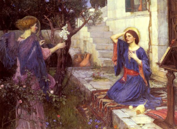 A Anunciação – John William Waterhouse John William Waterhouse Artemis Reproduction