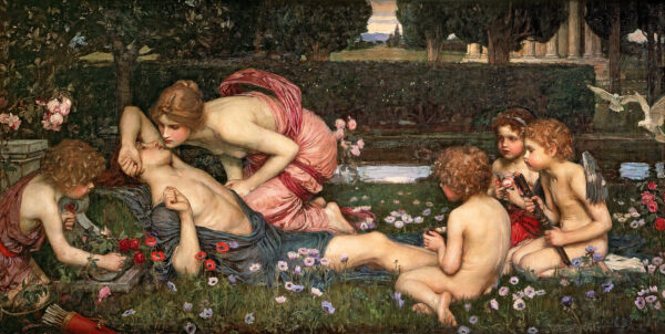 O Despertar de Adônis – John William Waterhouse John William Waterhouse Artemis Reproduction