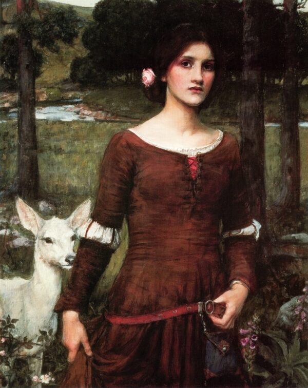 A Dama Clare – John William Waterhouse John William Waterhouse Artemis Reproduction