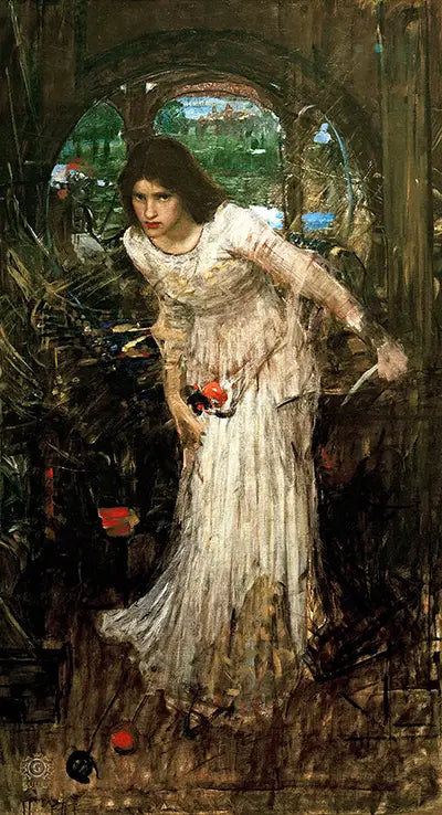 A Dama de Shalott – John William Waterhouse John William Waterhouse Artemis Reproduction