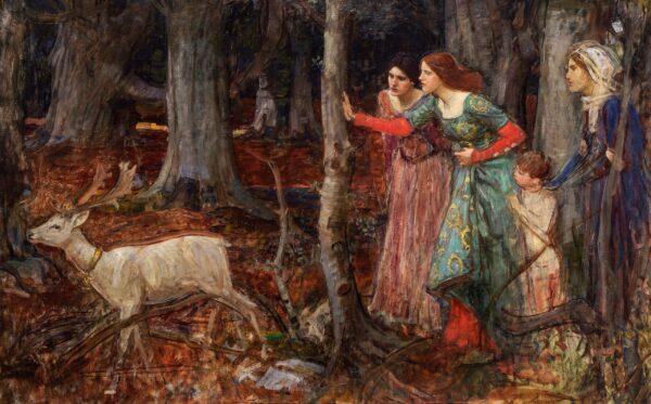 A Floresta Mística – John William Waterhouse John William Waterhouse Artemis Reproduction