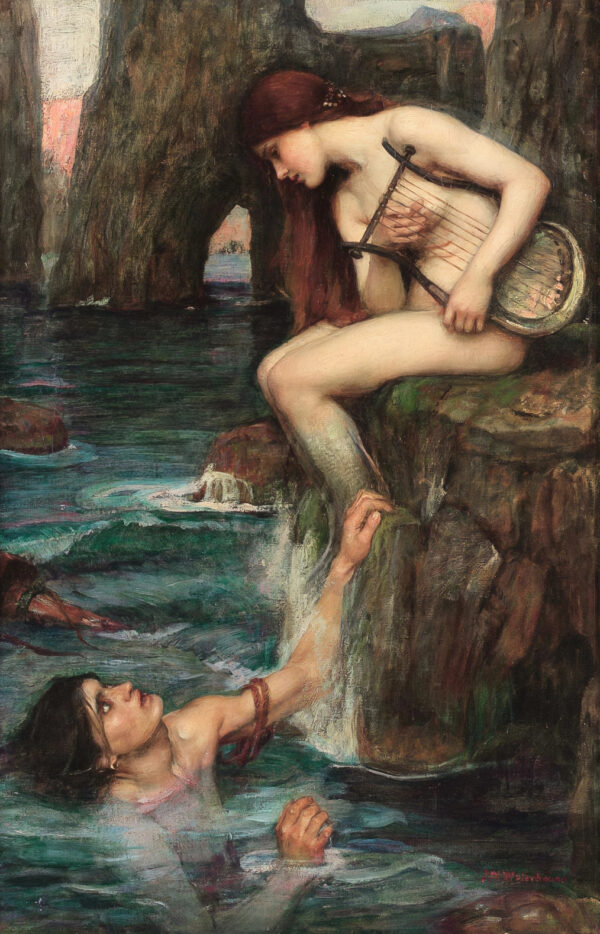 A Sereia – John William Waterhouse John William Waterhouse Artemis Reproduction