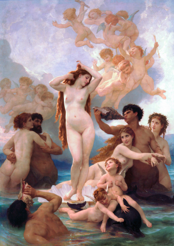 A Nascimento de Vênus – William Bouguereau Quadros Populares Artemis Reproduction