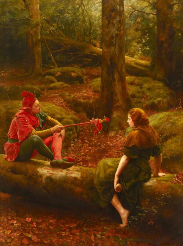 Toque de Pedra e Audrey – John Collier John Collier Artemis Reproduction