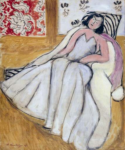 Jovem mulher com pelisse branca – Matisse Henri Matisse Artemis Reproduction