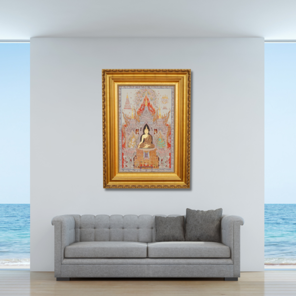 O Buda Branco – 69 x 107 cm Galeria de Arte Artemis Reproduction 2