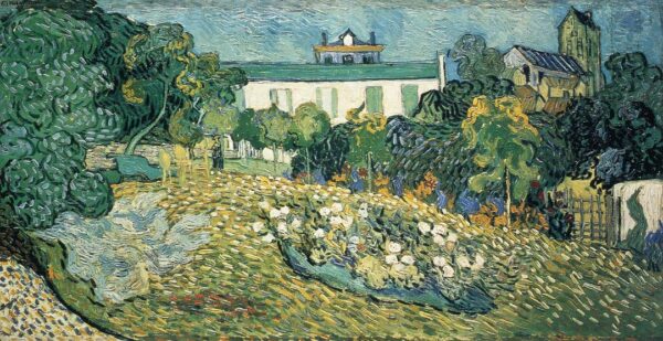 O jardim de Daubigny 1890 – Van Gogh Vincent Van Gogh Artemis Reproduction