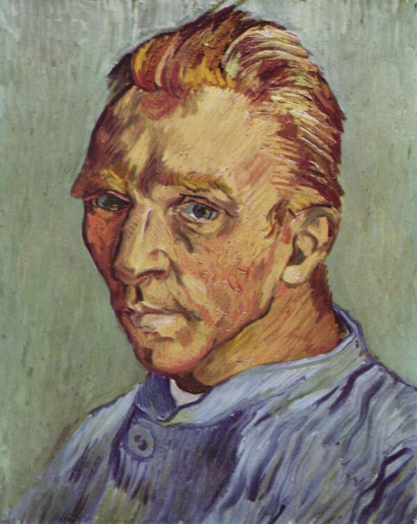 Autorretrato sem barba – Van Gogh Série de autorretratos de Vincent van Gogh Artemis Reproduction