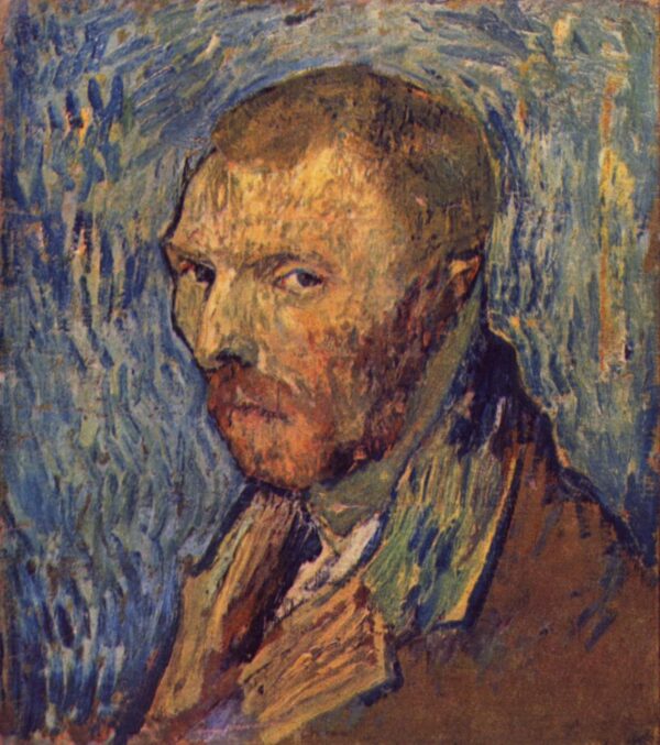 Autorretrato ‘com a orelha mutilada’ – Van Gogh Série de autorretratos de Vincent van Gogh Artemis Reproduction