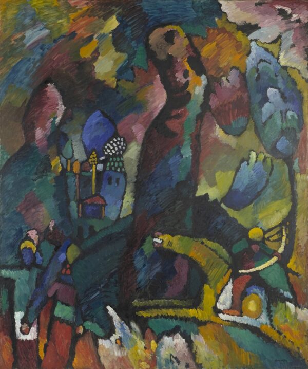 Com um arqueiro – Vassily Kandinsky Wassily Kandinsky Artemis Reproduction