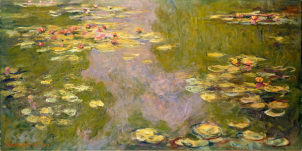 Ninféias, 1919 – Claude Monet “Os Nenúfares” de Claude Monet Artemis Reproduction