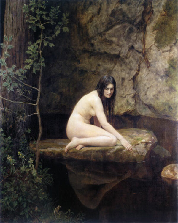 A ninfa da água de John Collier John Collier Artemis Reproduction