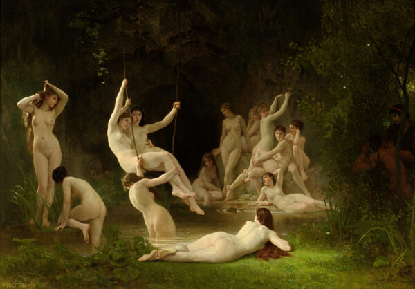 O Nymphaeum – William Bouguereau William Bouguereau Artemis Reproduction