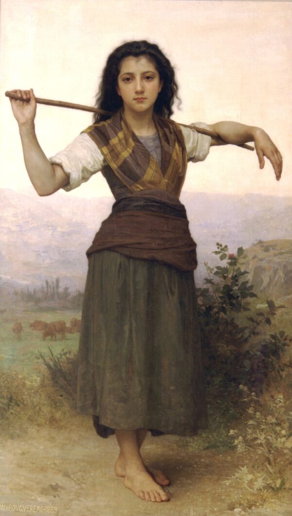 Pastourelle – William Bouguereau William Bouguereau Artemis Reproduction