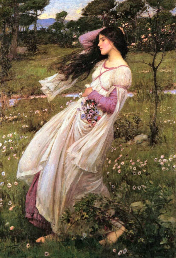 Flores do Vento – John William Waterhouse John William Waterhouse Artemis Reproduction