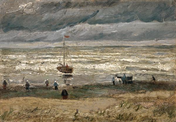 A praia de Scheveningen – Van Gogh Vincent Van Gogh Artemis Reproduction