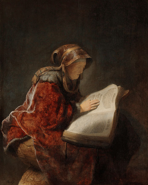 Anna, a profetisa – Rembrandt van Rijn Rembrandt van Rijn Artemis Reproduction