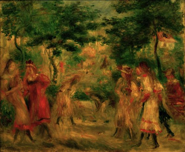 As crianças no jardim de Montmartre – Pierre-Auguste Renoir Pierre-Auguste Renoir Artemis Reproduction