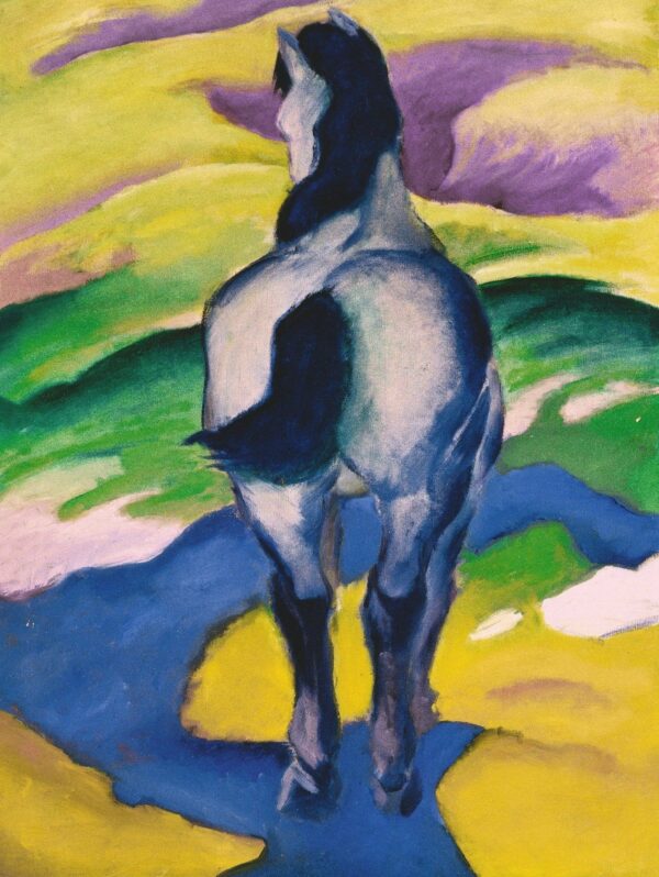 Cavalo Azul II – Franz Marc Franz Marc Artemis Reproduction