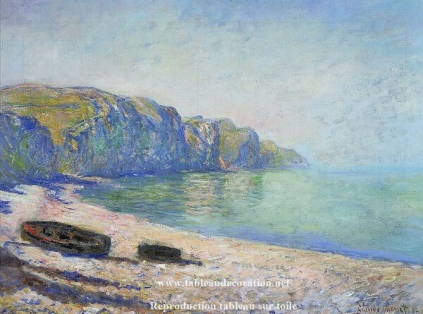 A Praia de Pourville – Reprodução de quadros de Monet Claude Monet Artemis Reproduction