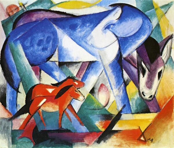 Os primeiros animais – Franz Marc Franz Marc Artemis Reproduction