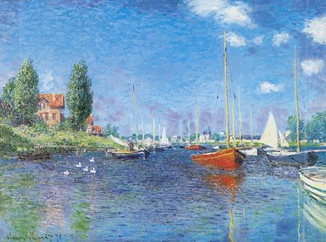 Barco Vermelho, Argenteuil – Claude Monet Claude Monet Artemis Reproduction