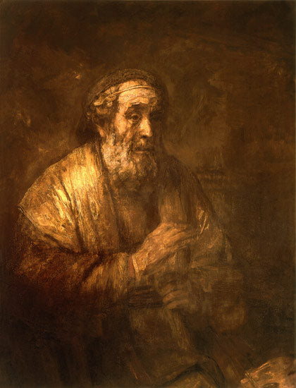 Homer dictando a um escrivão – Rembrandt van Rijn Rembrandt van Rijn Artemis Reproduction