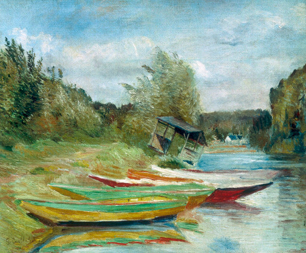 Barcos e Cabana – Caillebotte Gustave Caillebotte Artemis Reproduction