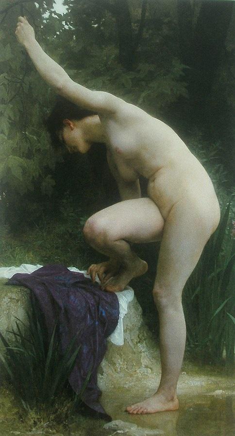 Banho de William Bouguereau William Bouguereau Artemis Reproduction