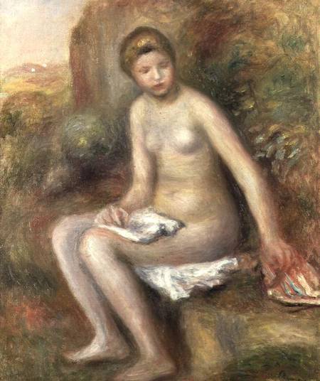 Banho em uma Rocha – Pierre-Auguste Renoir Pierre-Auguste Renoir Artemis Reproduction