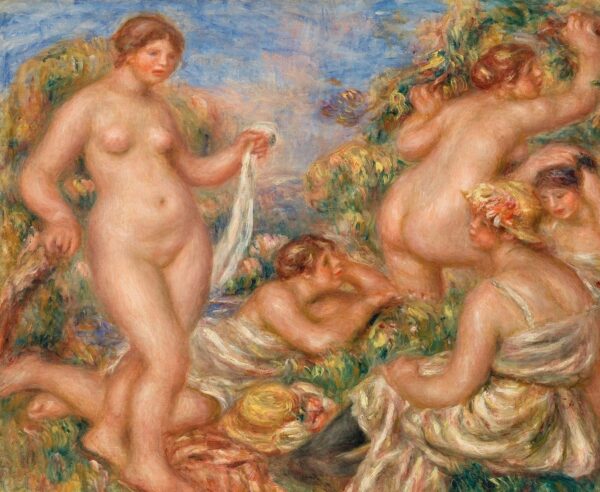 Composição, cinco banhistas – Pierre-Auguste Renoir Pierre-Auguste Renoir Artemis Reproduction