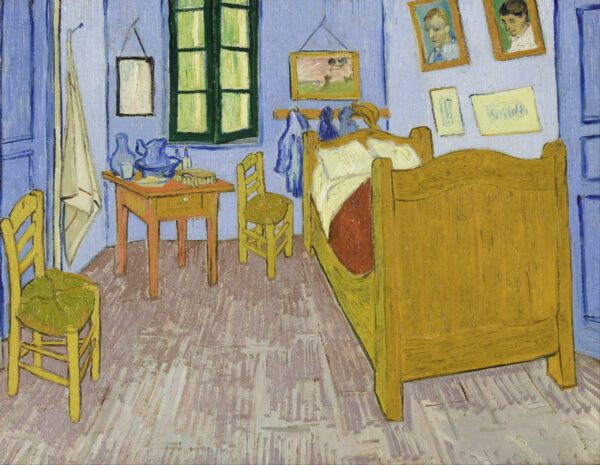 O quarto de Van Gogh em Arles – Van Gogh Quadros Populares Artemis Reproduction