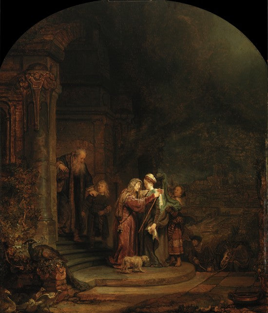 A visita – Rembrandt van Rijn Rembrandt van Rijn Artemis Reproduction