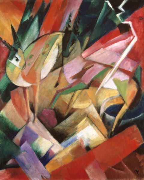 Cabras da Montanha – Franz Marc Franz Marc Artemis Reproduction