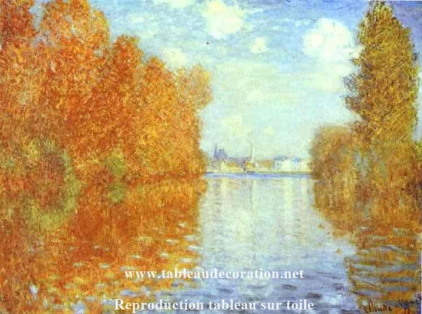 Tableau de outono – Monet Claude Monet Artemis Reproduction