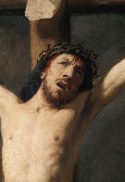 Cristo na cruz, detalhe da cabeça – Rembrandt van Rijn Rembrandt van Rijn Artemis Reproduction