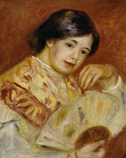 Coco com um leque japonês, c.1906 – Pierre-Auguste Renoir Pierre-Auguste Renoir Artemis Reproduction